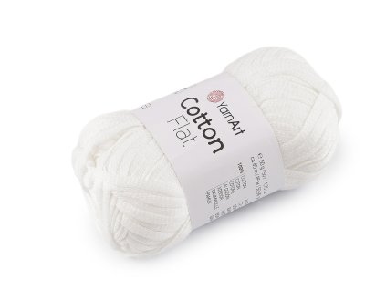 Bavlněná pletací příze Cotton Flat 50 g