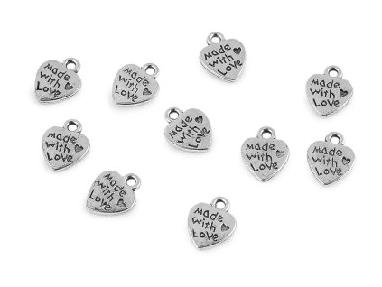 Přívěsek srdce 10x12 mm