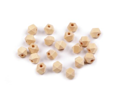 Dřevěné korálky nelakované 8x8 mm
