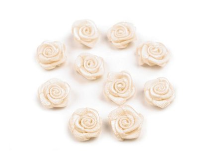 Saténová růže Ø10 mm