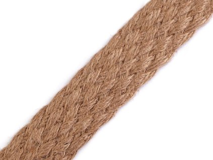 Splétaný popruh šíře 35 mm jutový