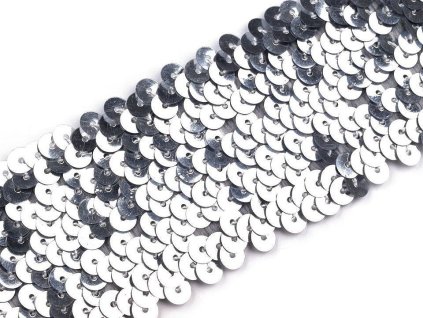 Flitrový prýmek šíře 45 mm elastický