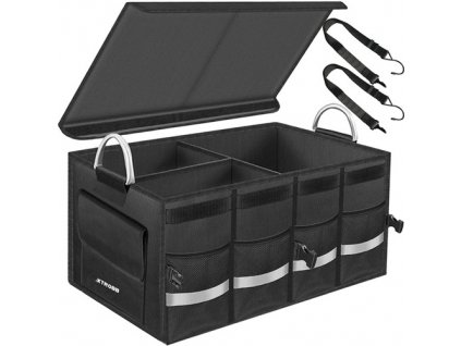 Organizér do kufru Oxford 600D, černý, 50L, 59 x 30 x 35 cm