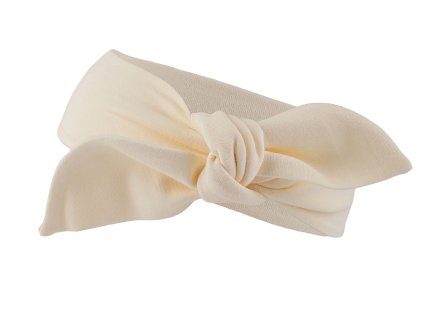 Bavlněná čelenka pro miminko - uzel