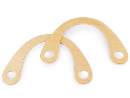 Dřevěná ucha na tašky 15x22 cm s dírami