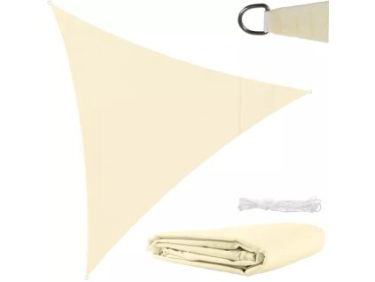 Stínová plachta 3x3x3 béžová Gardlov 23146