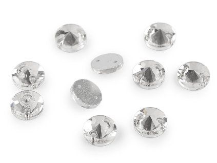 Broušené kamínky našívací Ø10 mm