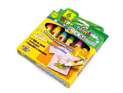 Fixy na textil sada 6 ks