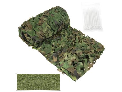 Maskovací síť 3x6m + 100 Gardlových pásů