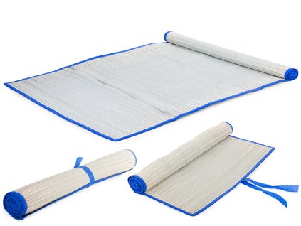 Plain plain mata slaměná plážová deka 60x170