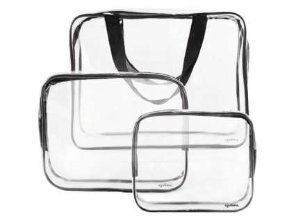 Průhledná kosmetická taštička 3v1 Soulima 21448