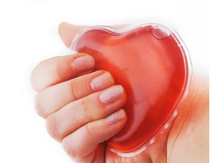 Opakovaně použitelný ohřívač rukou ve tvaru srdce, bezpečný proces krystalizace soli, teplota 50-60 stupňů