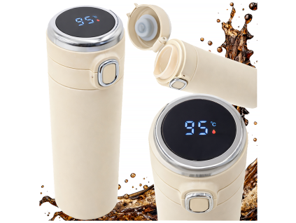 TERMOS LCD 420 ML BÍLÝ (50)