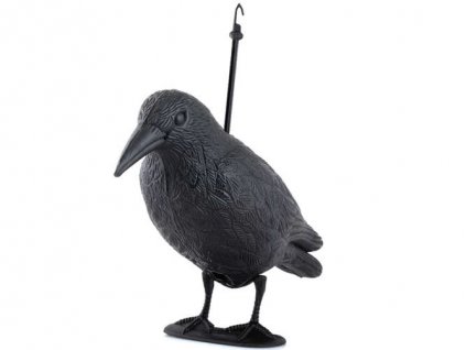 Odpuzovač ptáků - Havran, černý, materiál PE a PP, rozměry 33x20 cm