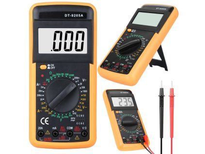 Digitální multimetr dt9205a lcd cyfra