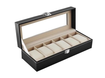 Organizér na hodinky se 6 přihrádkami