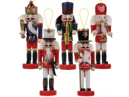 Louskáček na vánoční stromeček - 5 ks. 20358