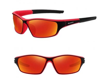 Univerzální sportovní polarizační brýle SLR pro cyklistiku, černé, s UV ochranou