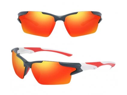 Sportovní cyklistické brýle, zrcadlové, unisex, odolné proti UV záření