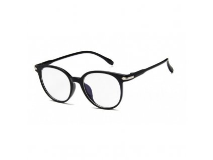 Průhledné Plastové Brýle OK202CZ s Antireflexní Vrstvou, Kovovými Obroučkami a Šířkou Rámu 14,5 cm