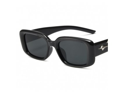 Sluneční brýle SILVER BLACK OK376, černá, plast, UV filtr 400 kat. 3, šířka 145 mm