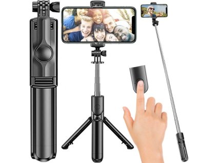 Selfie tyč/stativ + dálkový ovladač Izoxis 23518