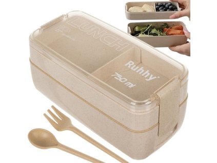 Snídaňový box - obědový box 750ml Ruhhy 24528