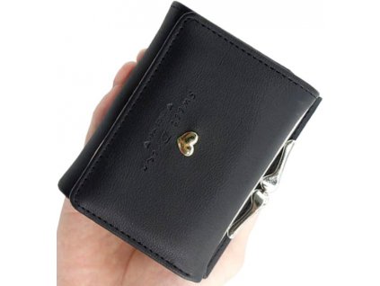 Elegantní Malá Dámská Peněženka s Prošíváním, Ekologická Kůže, 11 Přihrádek, Zapínání na Zip a Patentku