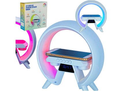LED světlo s indukční nabíječkou s rádiem