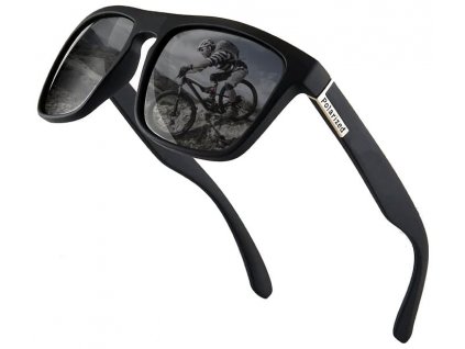 Polarizační sluneční brýle unisex, design v Itálii, s UV-400 filtrem a kovovými panty