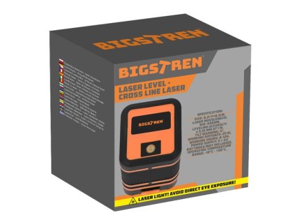Laserová vodováha - Bigstren 24293 křížový laser