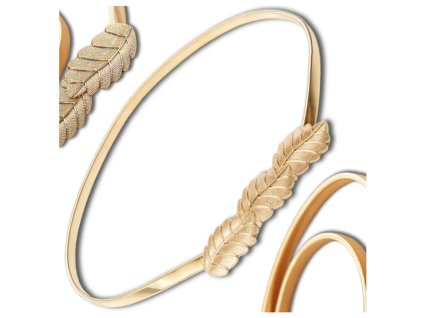 Pružinový Kovový Pásek SNAKE, Elastické Listy, 75-120 cm, Šířka Spony 2,3 cm