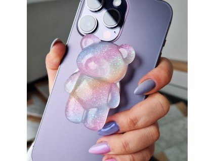 Teleskopický držák na telefon Sladký medvěd RAINBOW UDT18