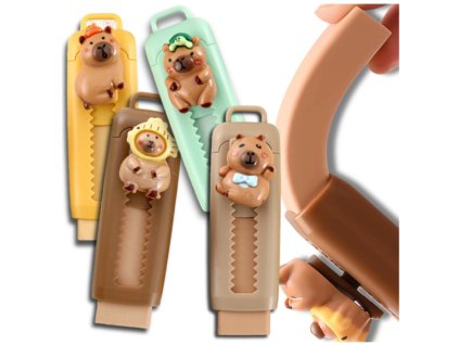 Sada 4 kusů gumových stíracích gumiček kapibara

 Sada gumových stíracích gumiček kapibara