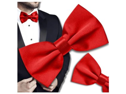 58976 cervena nastavitelna panska kravata elegantni klasicka satenova kravata pro muze cervena satenova eleganta regulovatelna