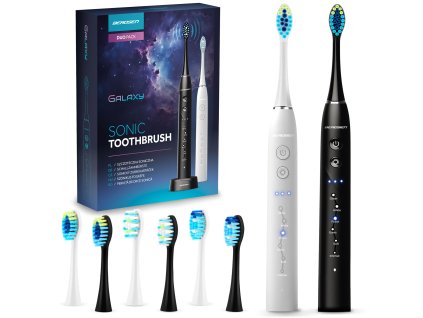 Sada 2 sonických zubních kartáčků Berdsen Galaxy Duo