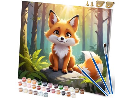 Malba podle čísel 40x50 cm Massido Fox