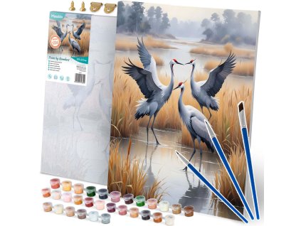 Malba podle čísel 40x50 cm Massido Cranes