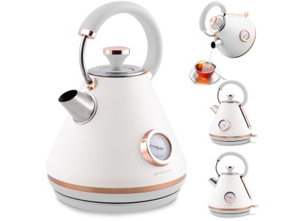 Rychlovarná konvice s teploměrem 1,7 l Berdsen BD-701 bílá