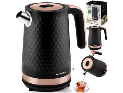 Rychlovarná konvice Berdsen BD-705 černá-měděná 1,7l