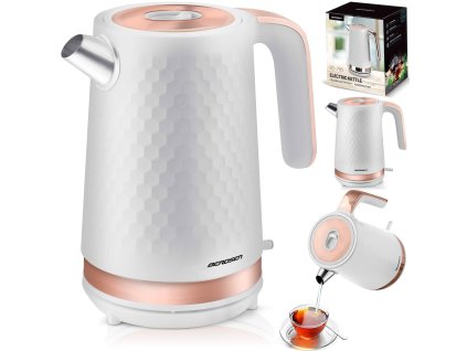 Rychlovarná konvice 1,7l Berdsen BD-705 bílo-měděná