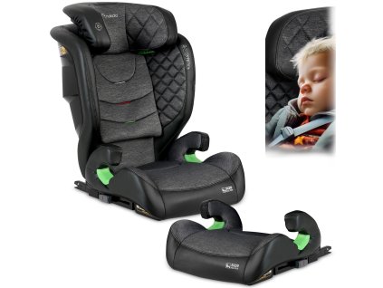Autosedačka Nukido Louis černošedá 15-36 kg ISOFIX