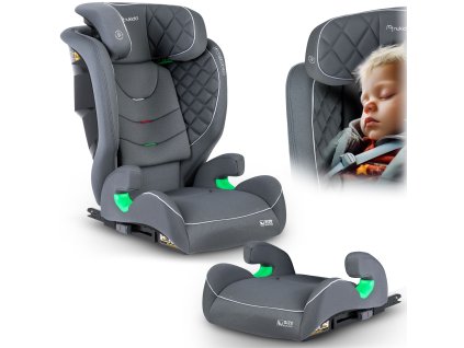 Autosedačka Nukido Louis šedá 15-36 kg ISOFIX