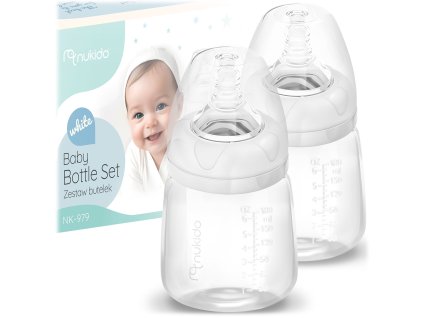 Sada PP lahví na mléko 2 ks. Nukido