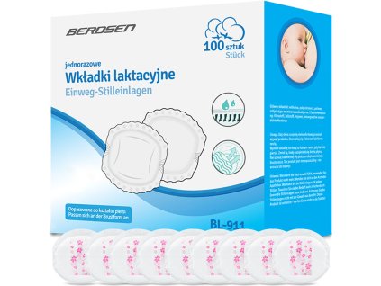 Prsní vložky pro kojící matky - ultraabsorpční Berdsen BL-911
