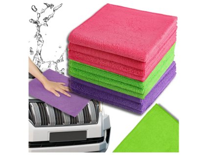 Utěrky z mikrovlákna 30 cm – sada 10 ks