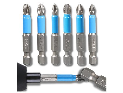 Sada magnetických šroubových bitů 6 ks do vrtačky