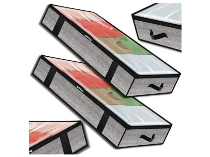 Organizér 2 ks taška pod postel na ložní prádlo prachotěsný do skříně velký