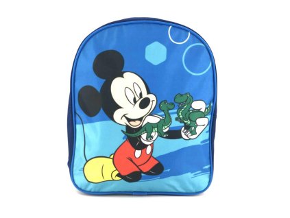 Mickey Mouse Batoh do školky 4 modré jednokomorové P24