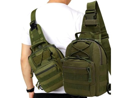 Multifunkční Vojenský Batoh SURVIVAL, Nylon 600D Oxford, Nepromokavý, Velikost 28x20x10 cm